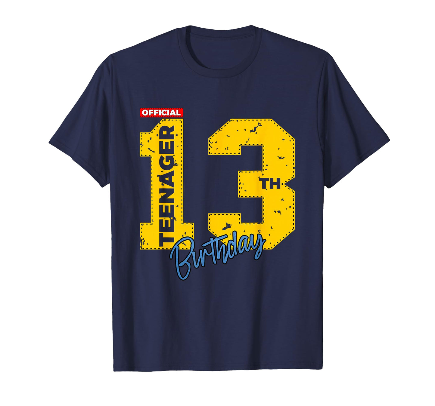 Official Teenager 13 Years Old 13th Birthday Gamer T-Shirt
