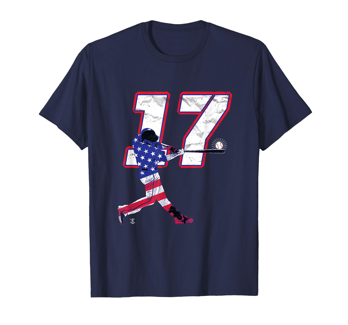 Rhys Hoskins Flag Silhouette Gameday T-Shirt