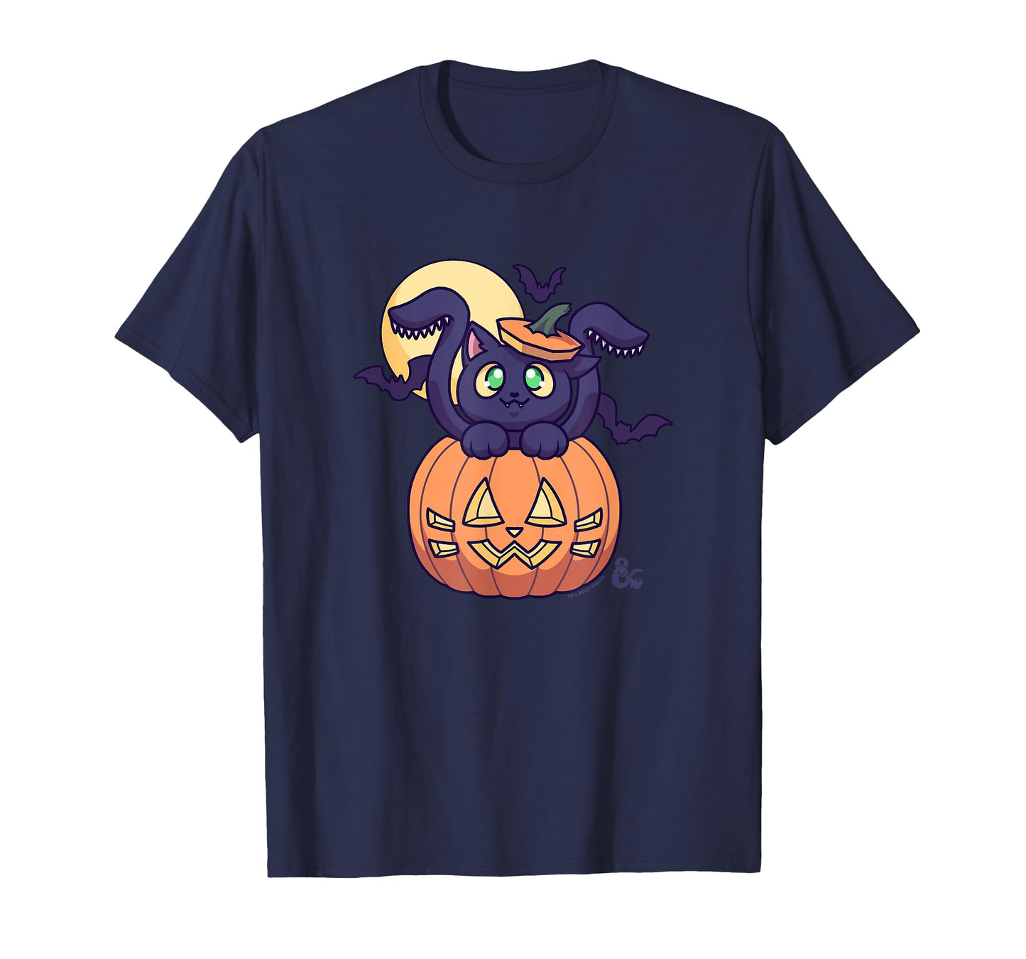 Dungeons & Dragons Halloween Chibi Displacer Beast Pumpkin T-Shirt