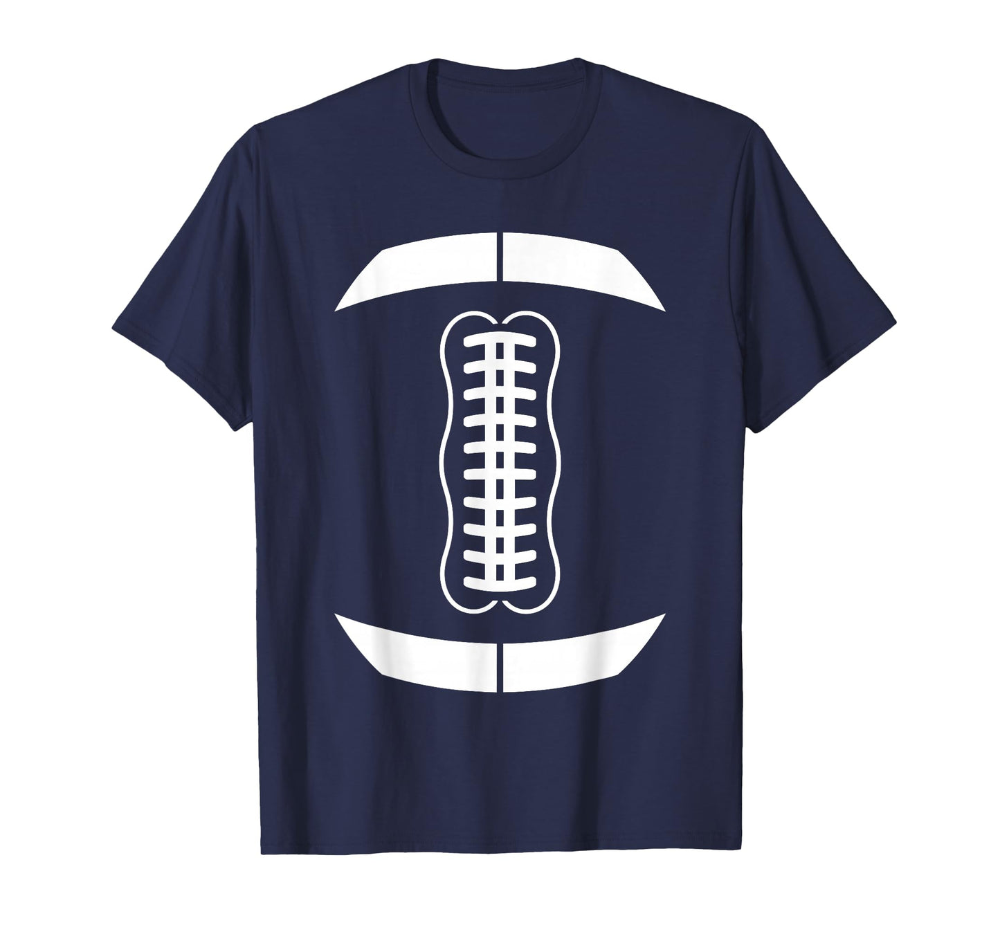 American Football Ball Lace Costume Adult Thanksgiving T-Shirt