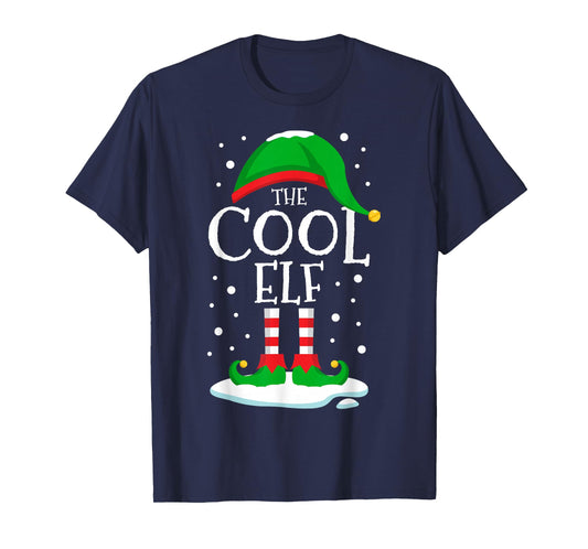 The Cool Elf Christmas Family Matching Xmas Group Funny T-Shirt