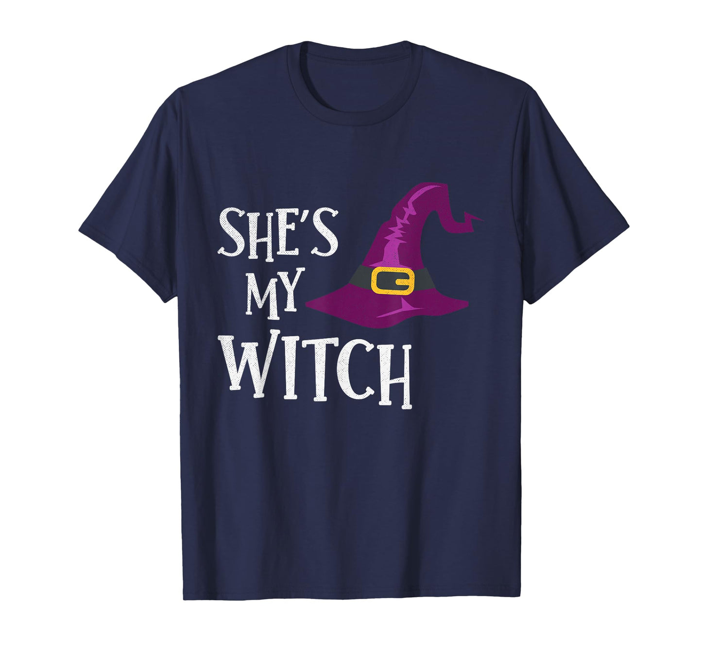She's My Witch Funny Halloween Costume T-Shirt