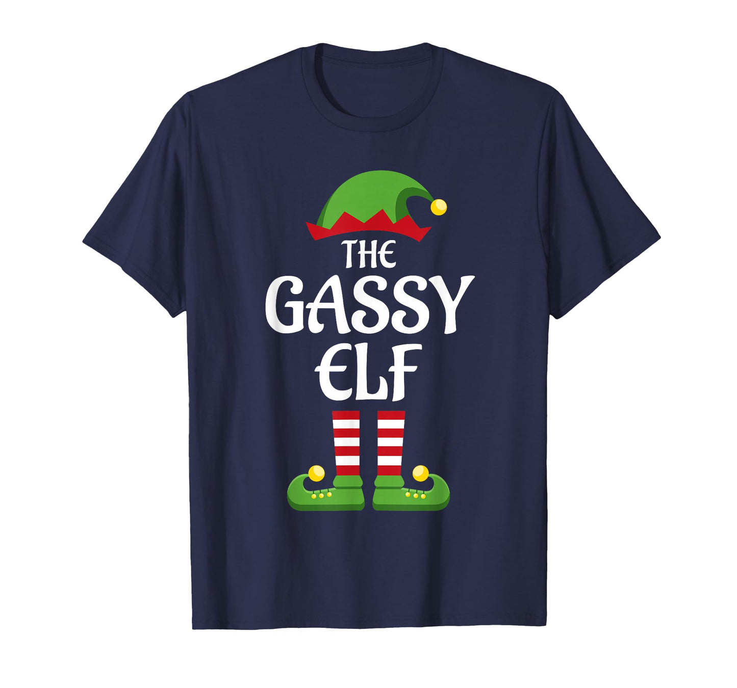 Gassy Elf Family Matching Group Christmas T-Shirt