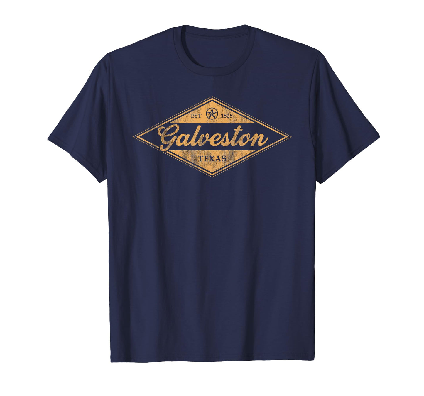 Retro Galveston Texas Est 1825 Vintage Mens Womens Souvenir T-Shirt