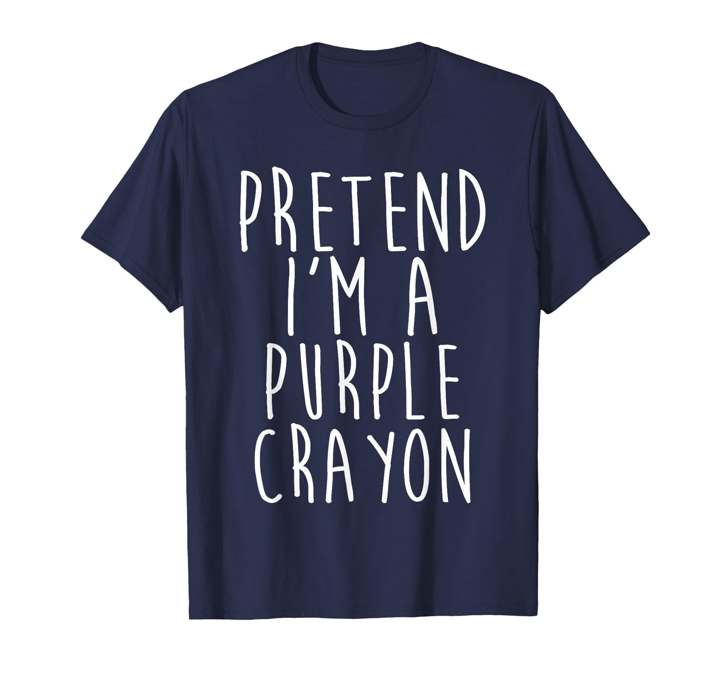 Pretend I'm A Purple Crayon Family Costume Halloween Party T-Shirt