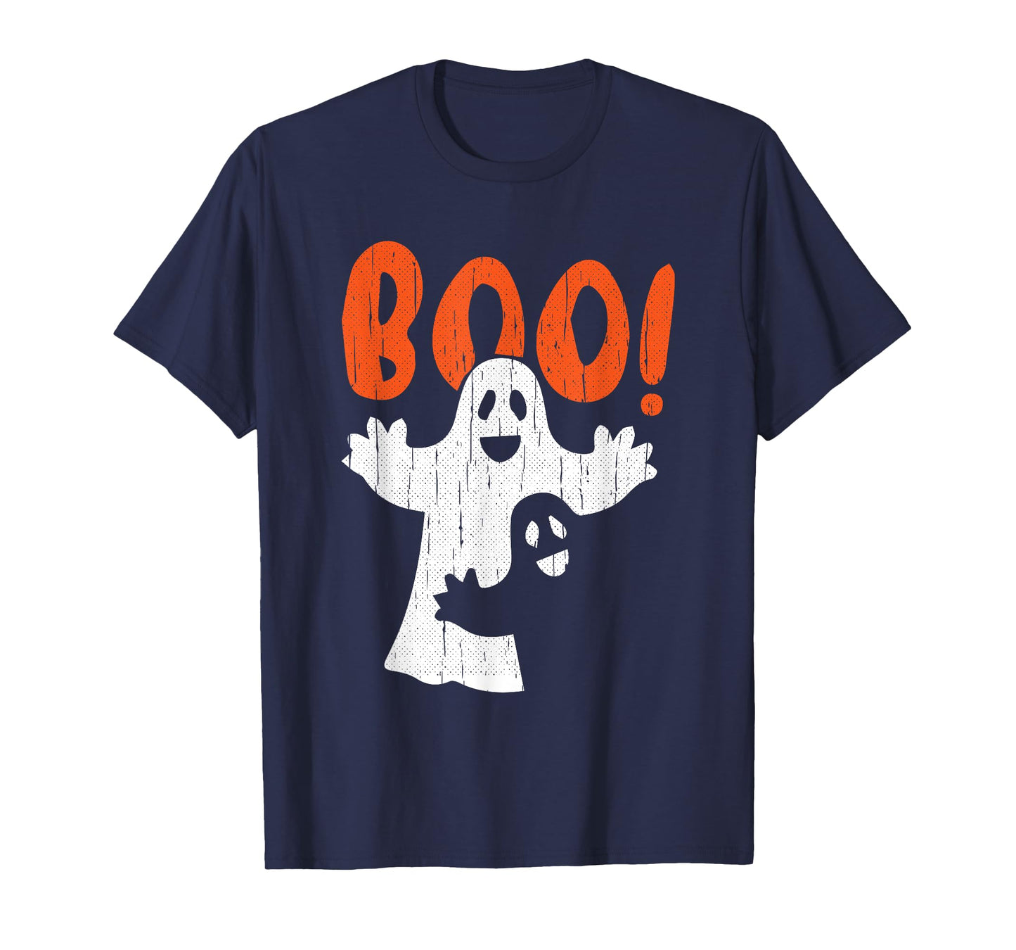 Ghost Boo Lazy Halloween Costume Funny Spirit Ghoul T-Shirt