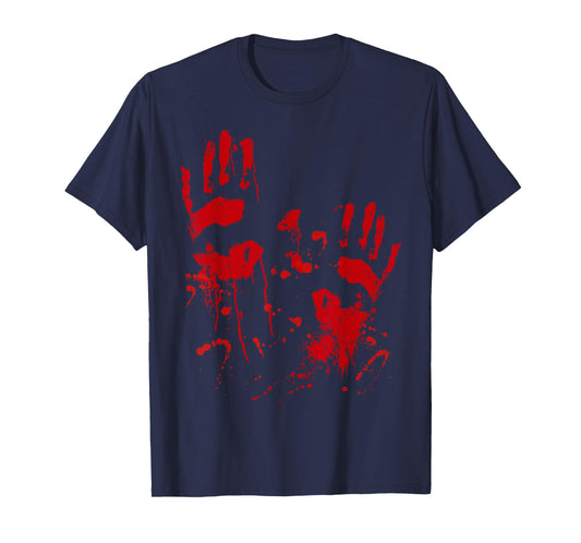 Halloween costume | bloody handprints handprint with blood T-Shirt
