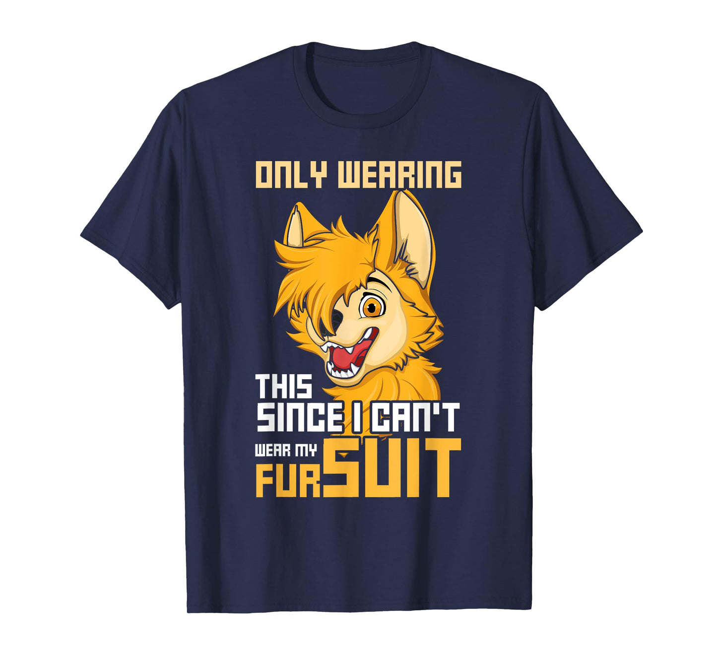 Kawaii Fox Proud Furry Tail Ear Furry Person Fursuit Cosplay T-Shirt