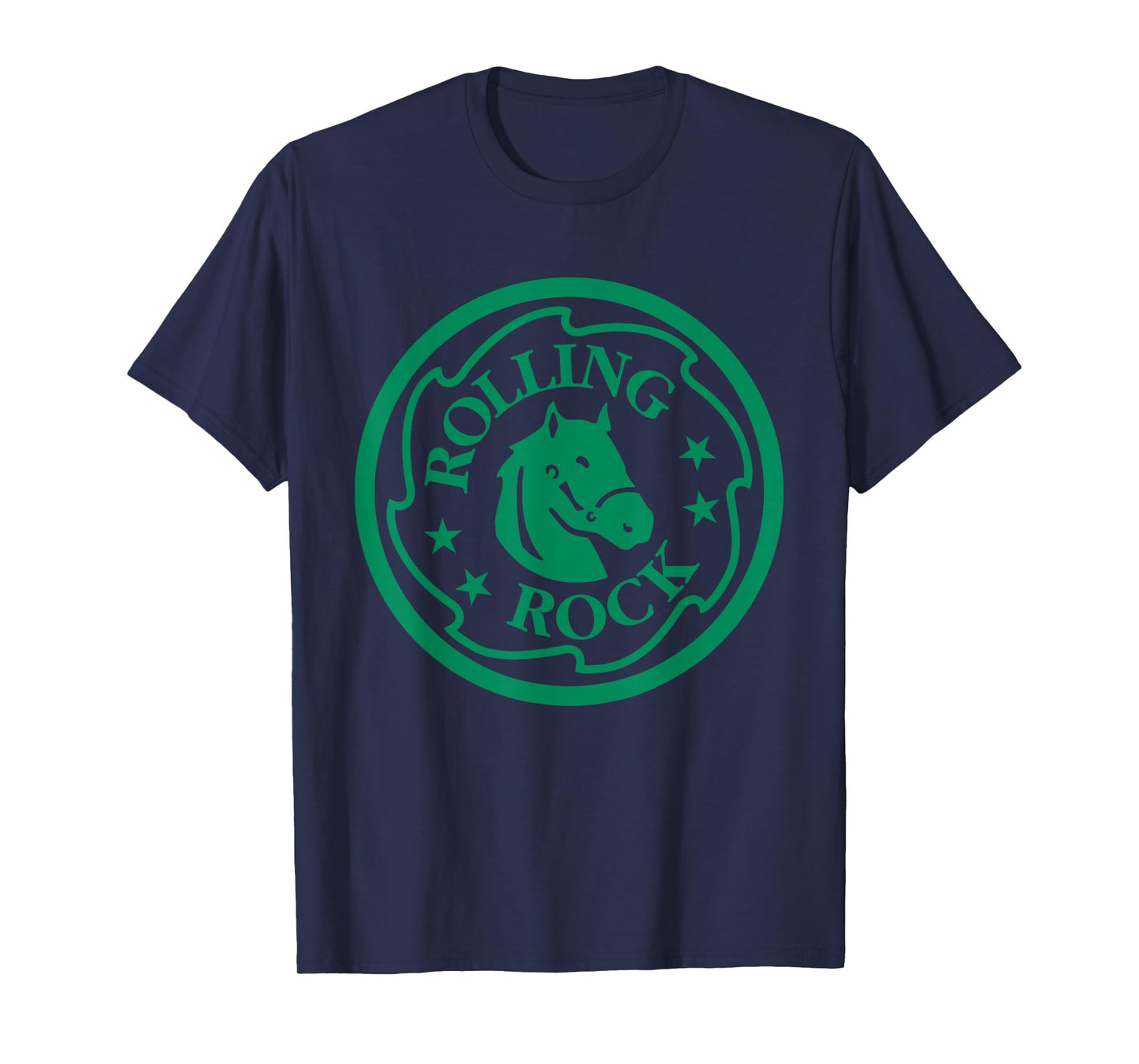 Rolling Rock Extra Pale Horsehead Ring Logo T-Shirt T-Shirt