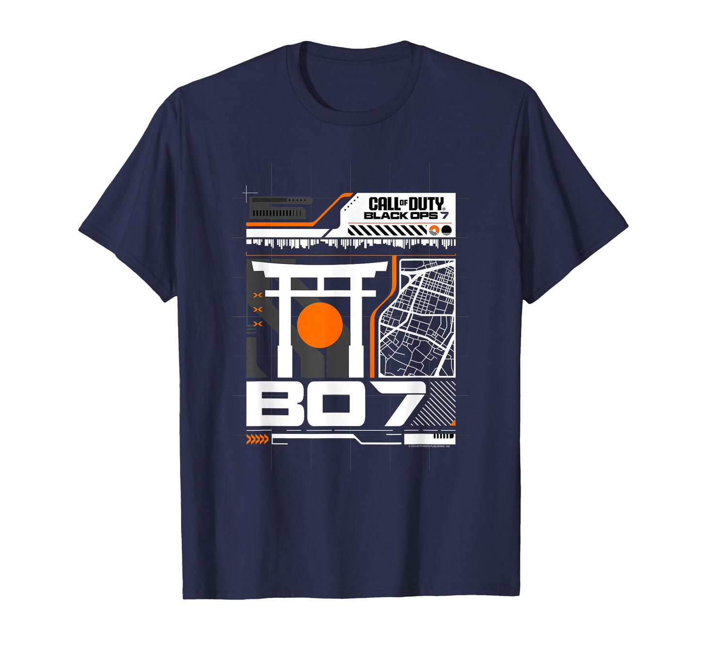 Call of Duty Black Ops 7 Modern Map FPS Video Game T-Shirt