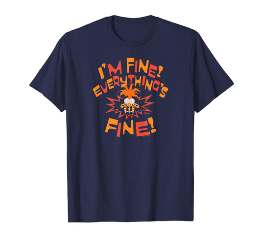 Inside Out 2 - Anxiety I'm Fine Everything's Fine T-Shirt