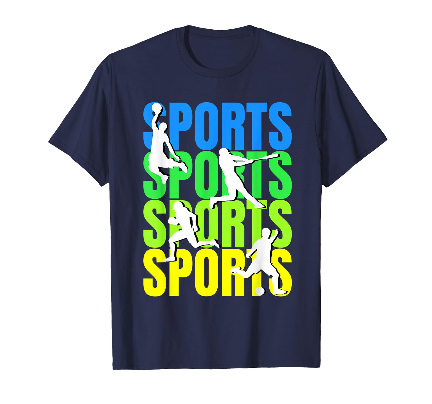 Multi-Sport Enthusiast - Basketball Baseball Soccer Football T-Shirt