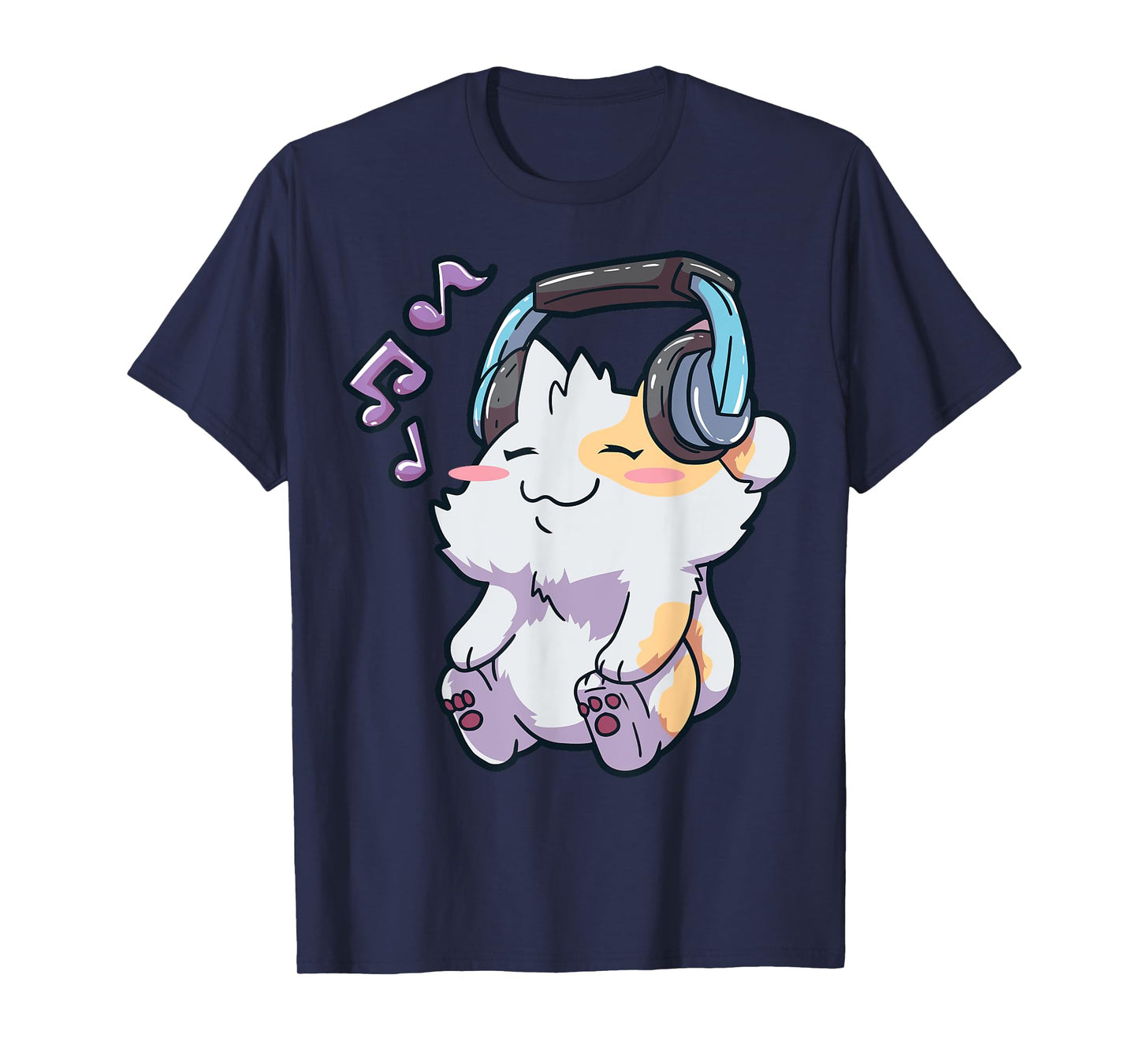 Anime Cat K-Pop Kawaii Neko T-Shirt for Men Women Girls Kids