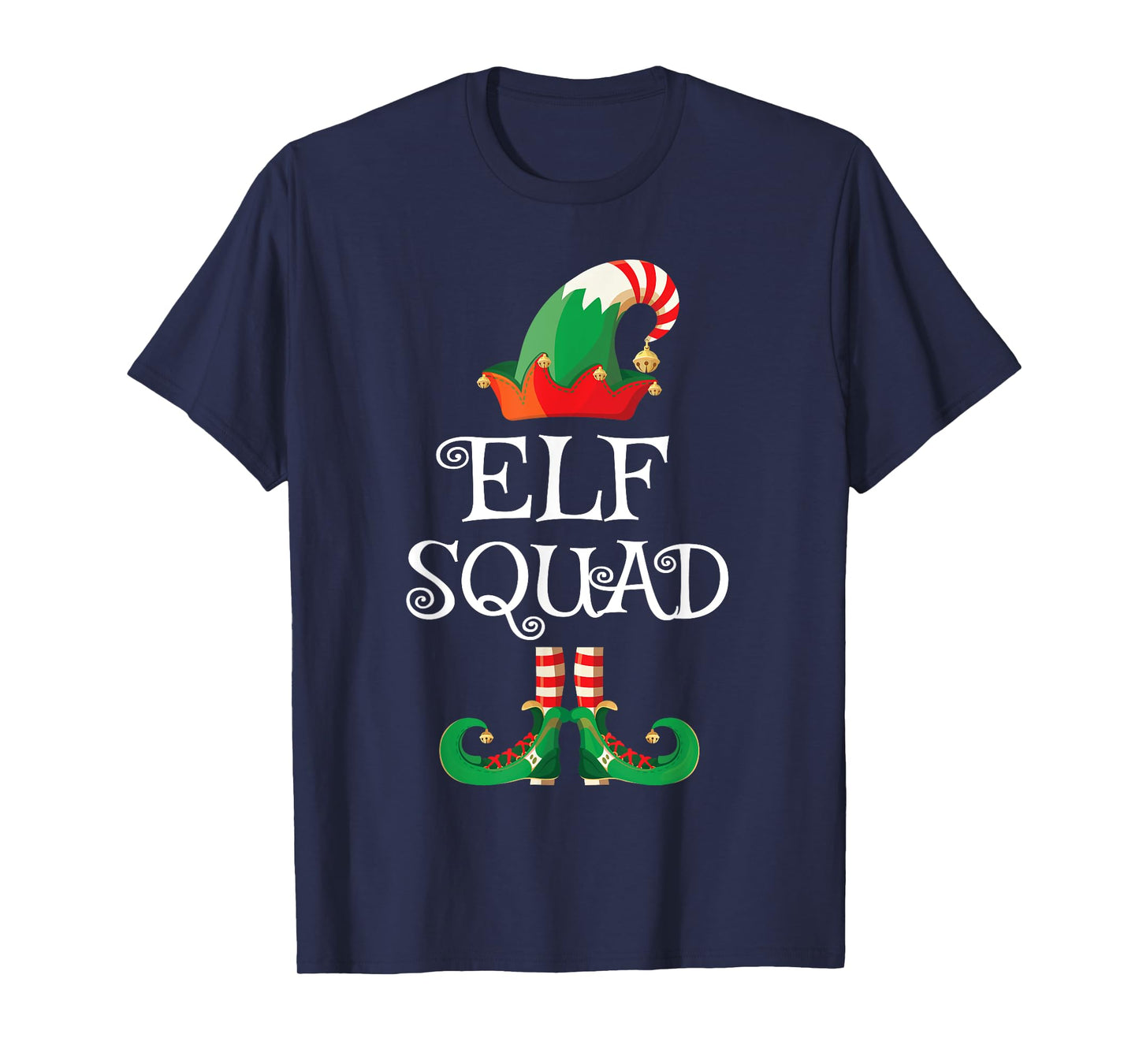 Elf Squad Shirt Funny Family Matching Christmas T-Shirt