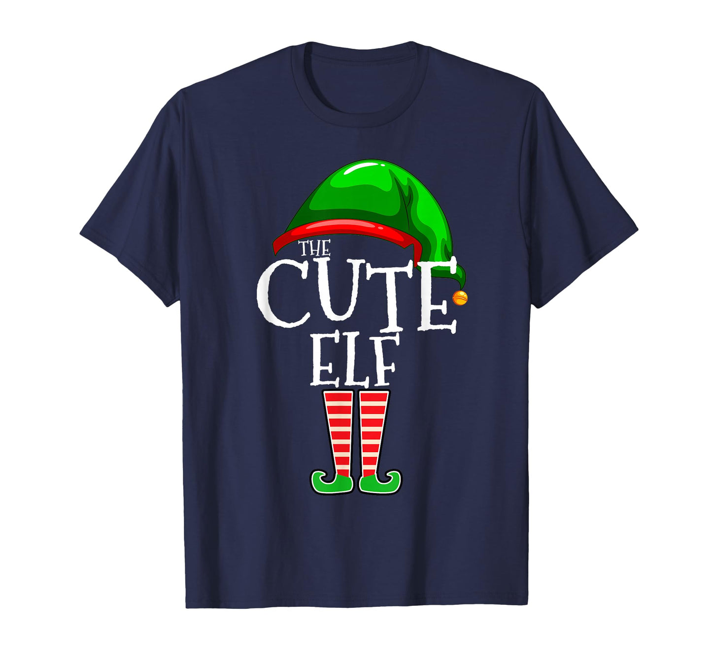 The Cute Elf Group Matching Family Christmas T-Shirt