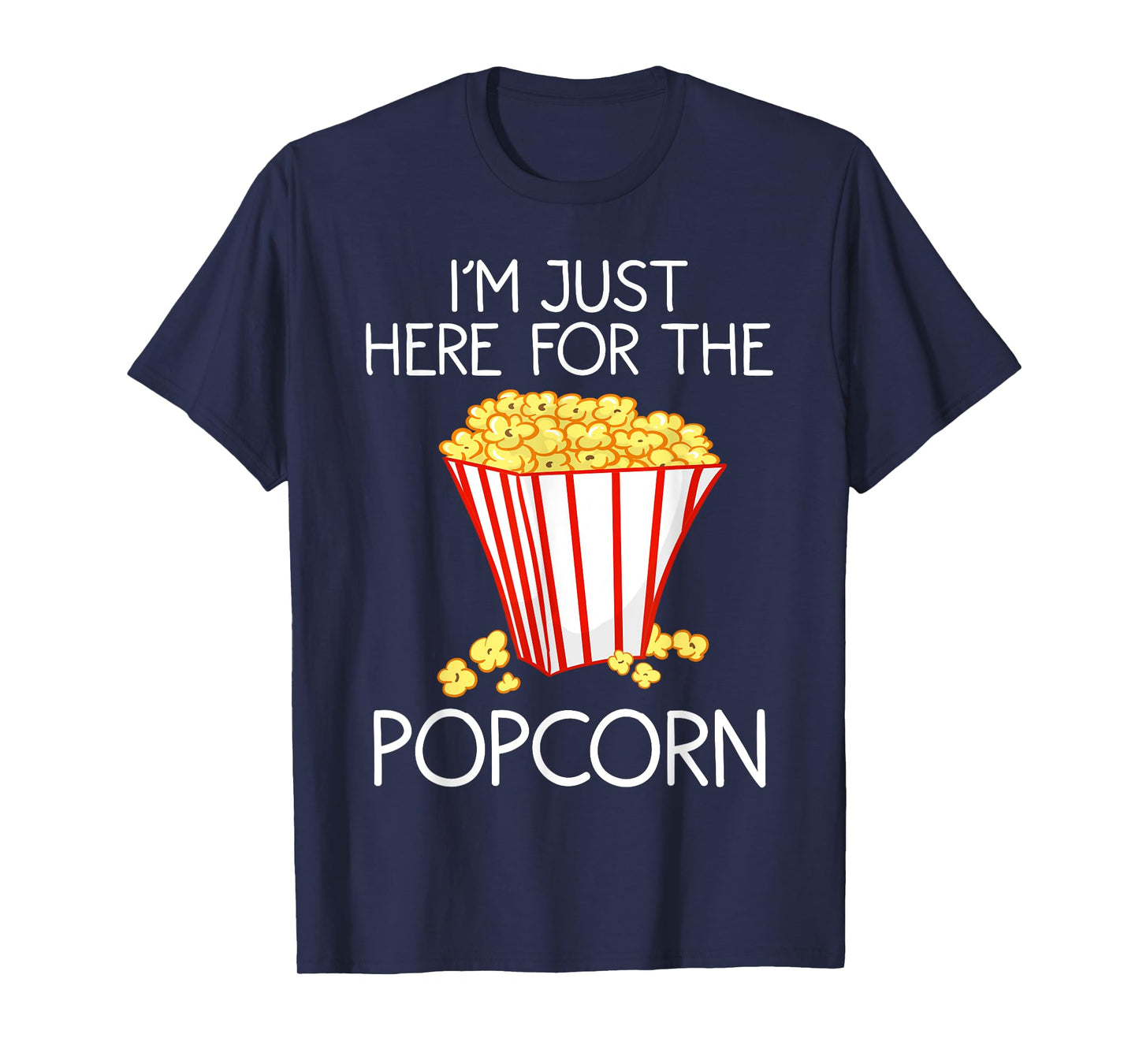 Funny Popcorn Movie Novelty Gift | Cute Snack Fan Boys Girls T-Shirt