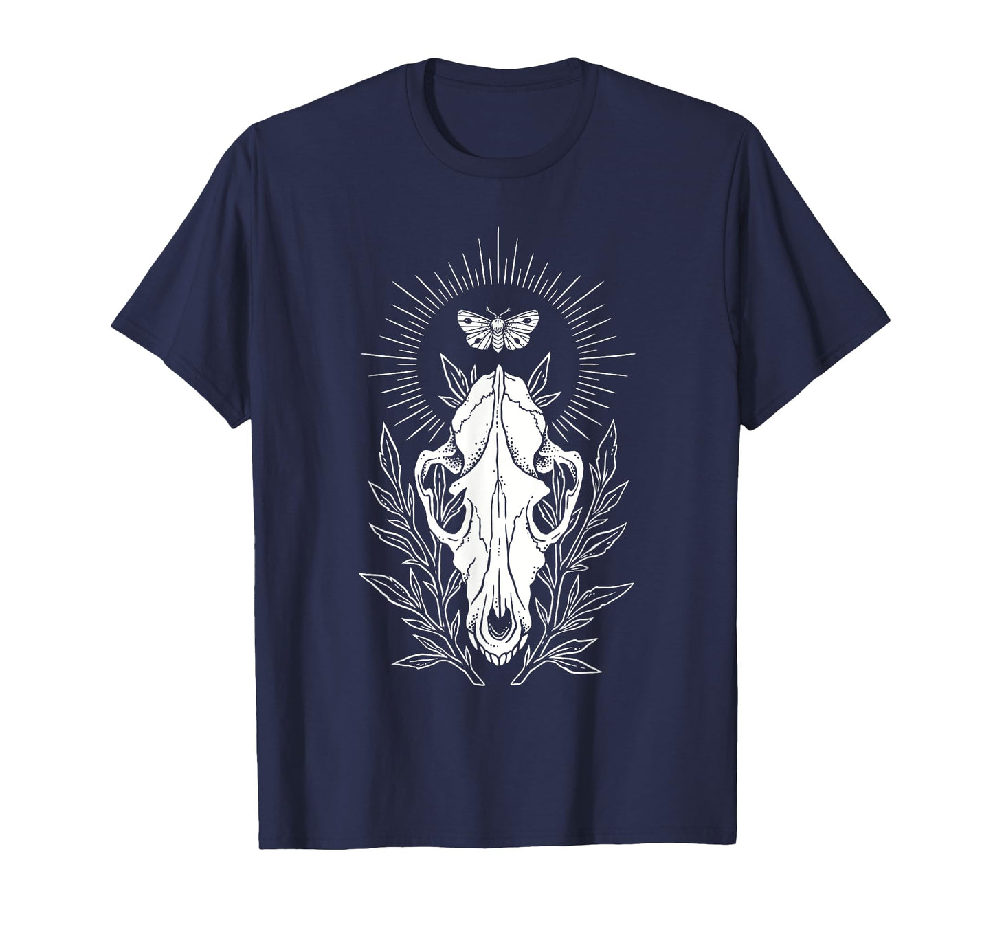 Vulture Culture Wolf Skull Memento Mori Moth Gothic Occult T-Shirt
