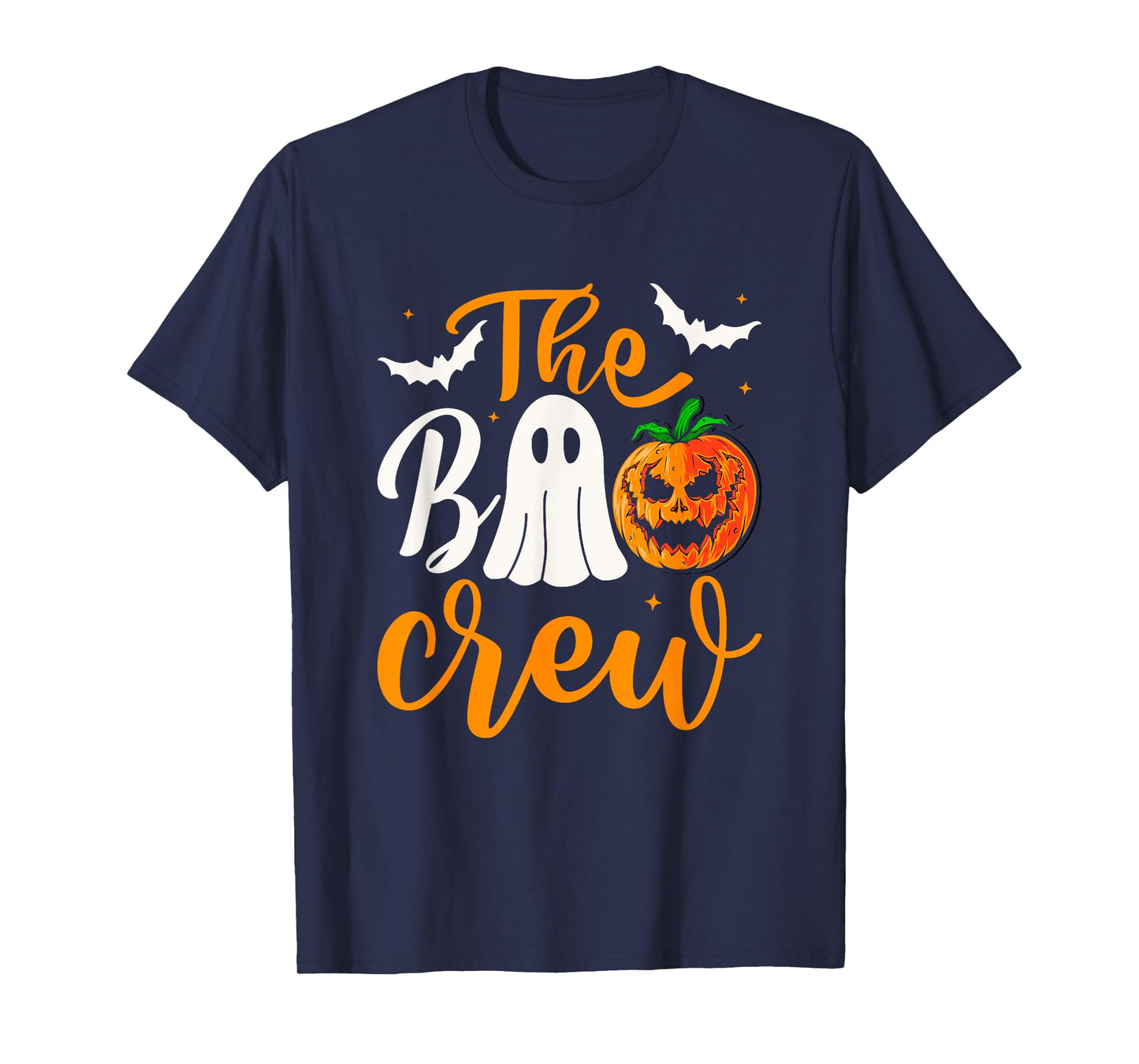 Halloween The Boo Crew - Cute Ghost - Spooky Family Matching T-Shirt