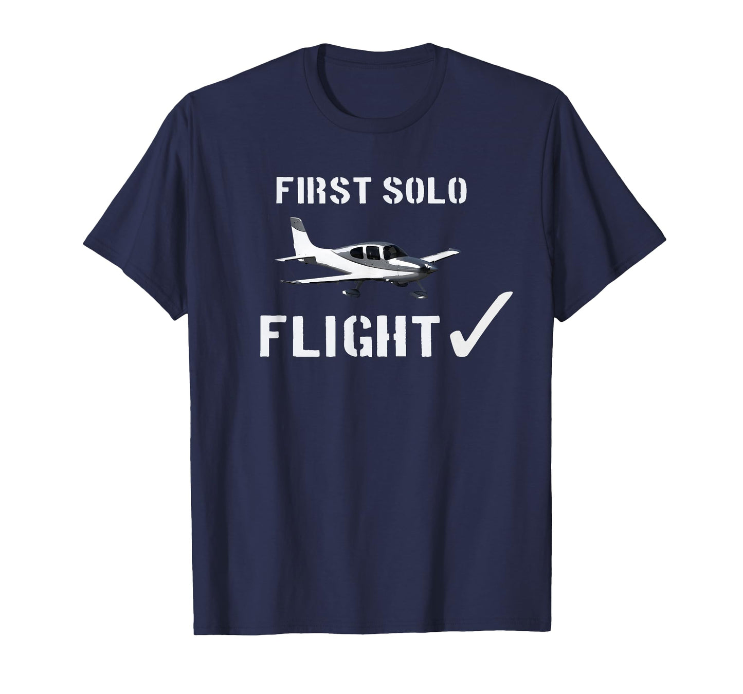 First Solo Flight T shirt New Pilot Gift T-Shirt