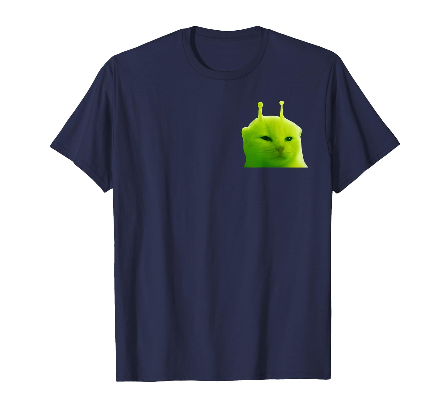 Funny Alien Cat Meme Glerp Glorp Zep Zep T-Shirt