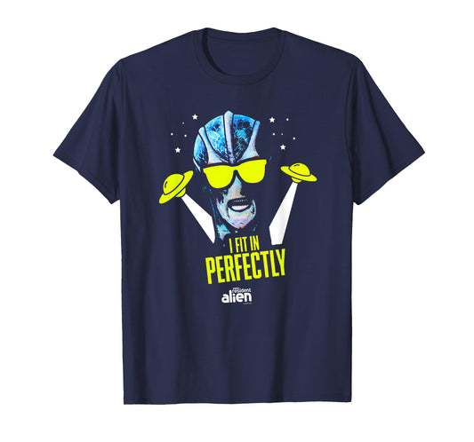 Resident Alien I Fit In Perfectly - Officially Licensed T-Shirt