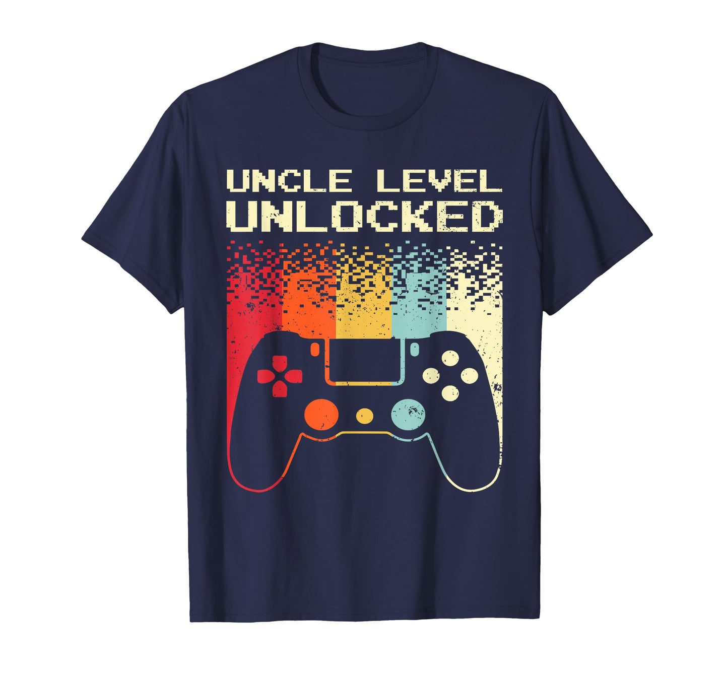 Gaming Uncle Art For Men Video Gamer First Time Uncle To Be T-Shirt, Small