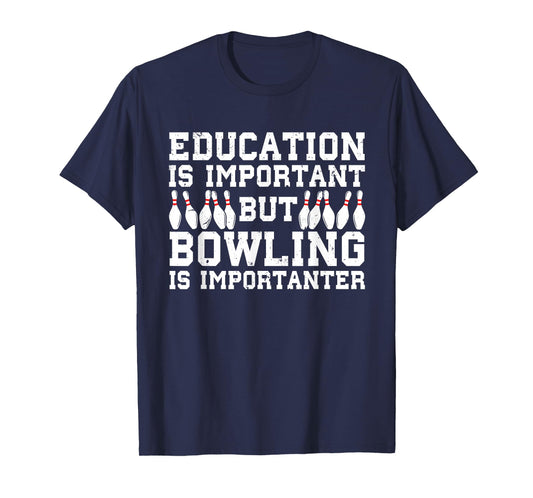 Bowling Art For Men Women Bowling Lover Pin Target Bowlers T-Shirt