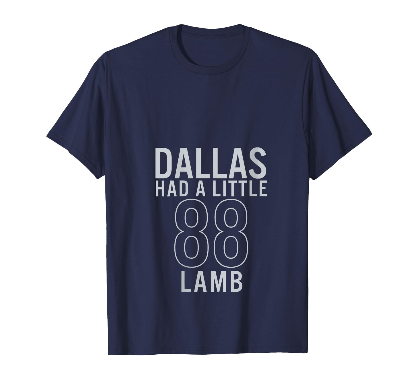 Womens Dallas Had A Little Lamb V-Neck T-Shirt