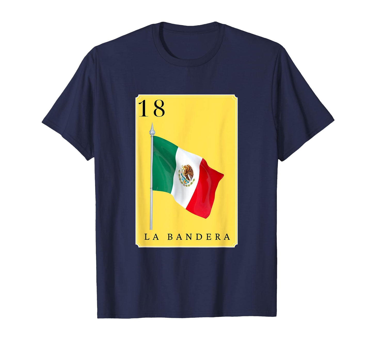 La Bandera Funny Spanish-Mexican Bingo Cards La Bandera T-Shirt