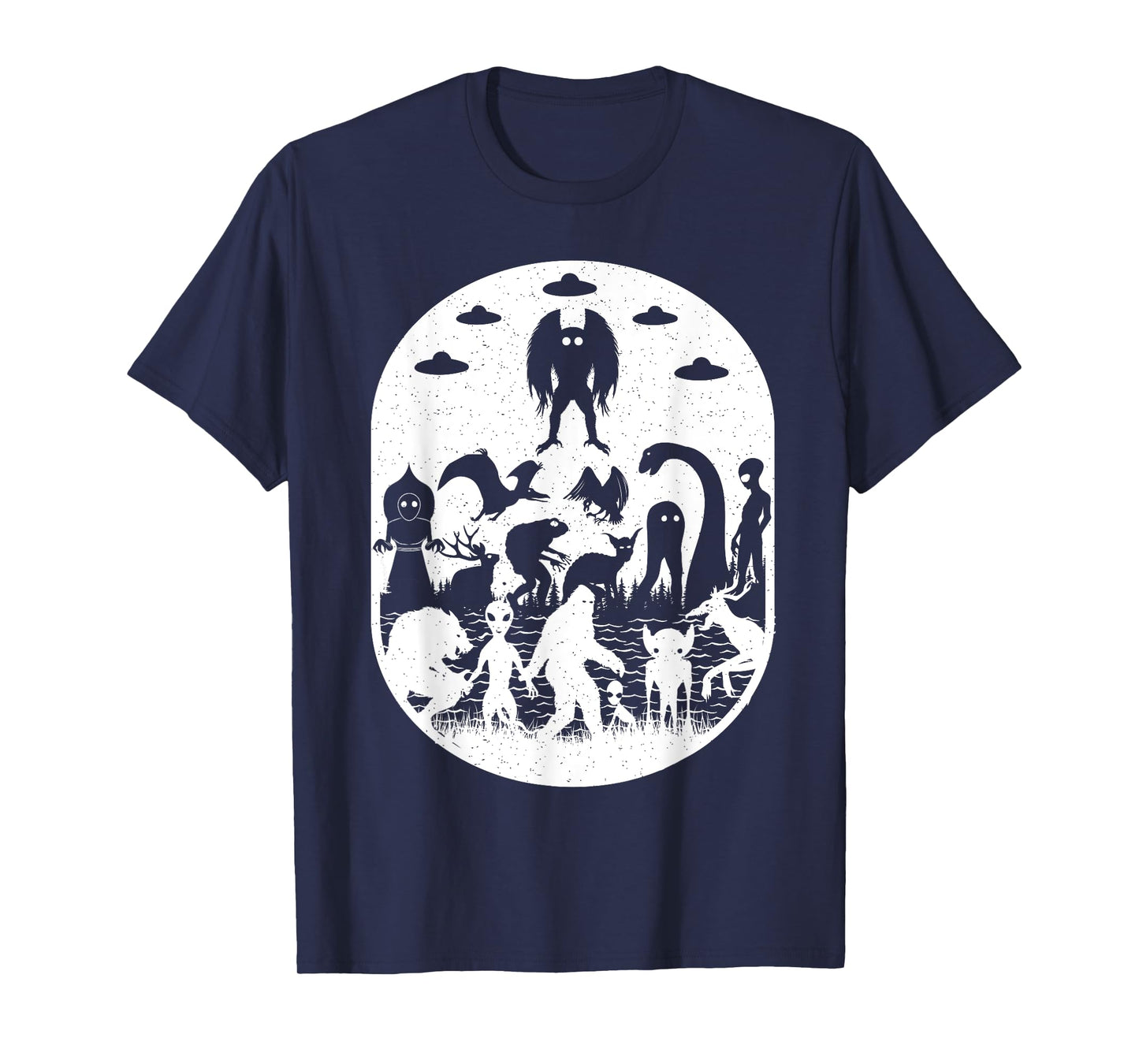 Bigfoot Mothman Dogman Aliens And Other Monsters! Cryptid T-Shirt