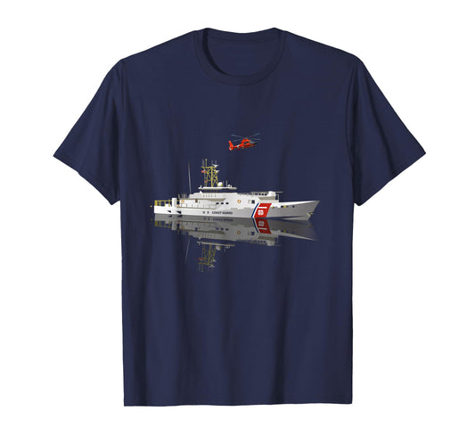U.S Coastguard Coast Guard Veteran Flag USCG Veterans Day T-Shirt