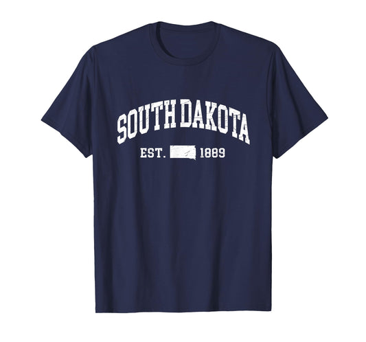 South Dakota Est. 1889 - Distressed/Worn Design - Classic T-Shirt