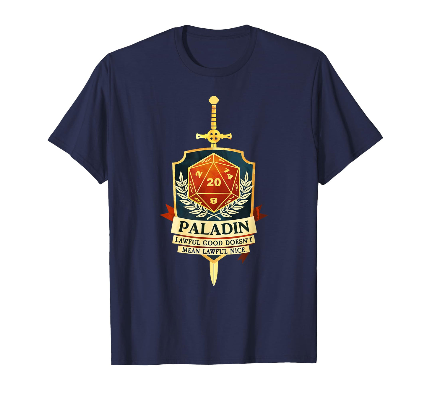 Paladin Fantasy RPG TRPG Gamer Class T-Shirt