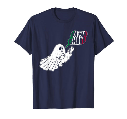 Va Fan Ghoul Ghost Italian Halloween Funny Costume Men Women T-Shirt