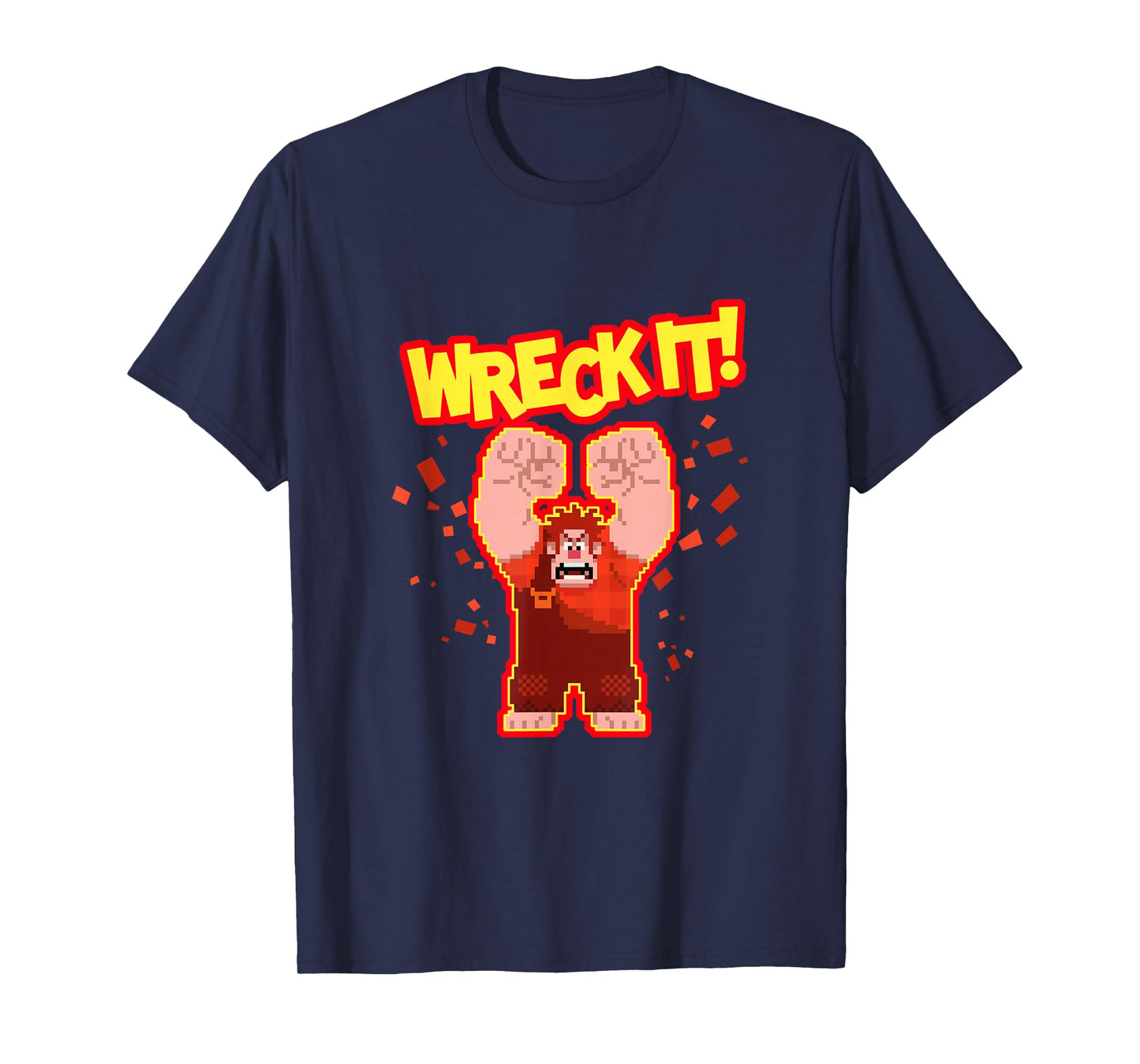 Disney Wreck-It Ralph Wreck It! Angry Pixelated Ralph Shot T-Shirt