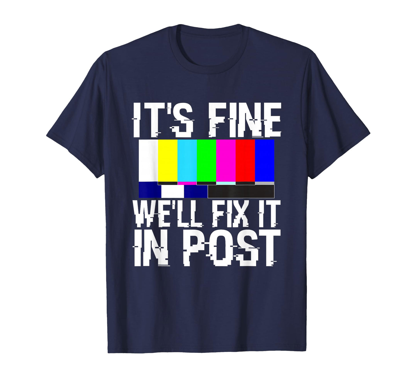 Funny Retro Vintage Filmmaker Fix it In Post T-Shirt