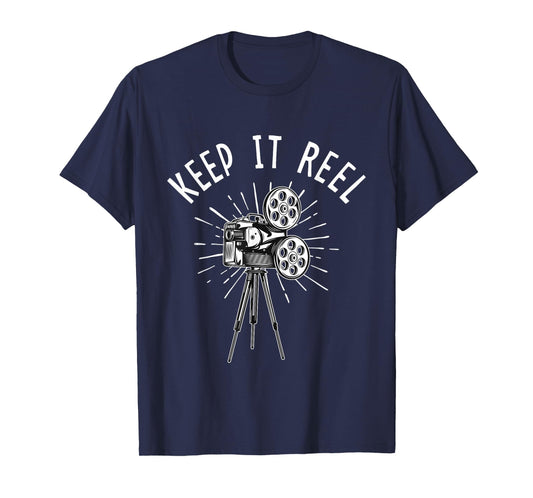 Keep It Reel - Filmmaker Movie Director Filmmaking Cinema T-Shirt Small