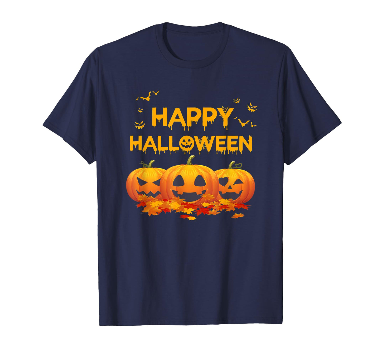 Happy Halloween Costumes Funny Gifts Pumpkins Men Women Kids T-Shirt