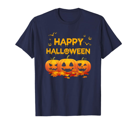 Happy Halloween Costumes Funny Gifts Pumpkins Men Women Kids T-Shirt