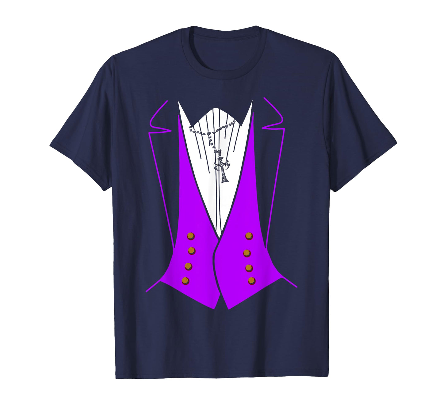 Dracula Halloween Tuxedo Costume Funny Party T-Shirt