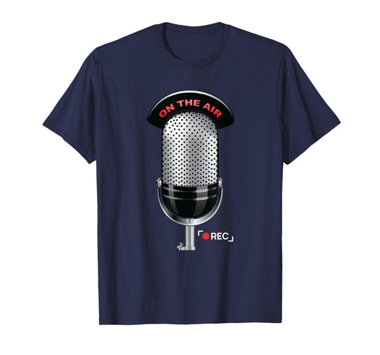 This Is My Podcast Mic Costume Funny Podcasters Halloween T-Shirt