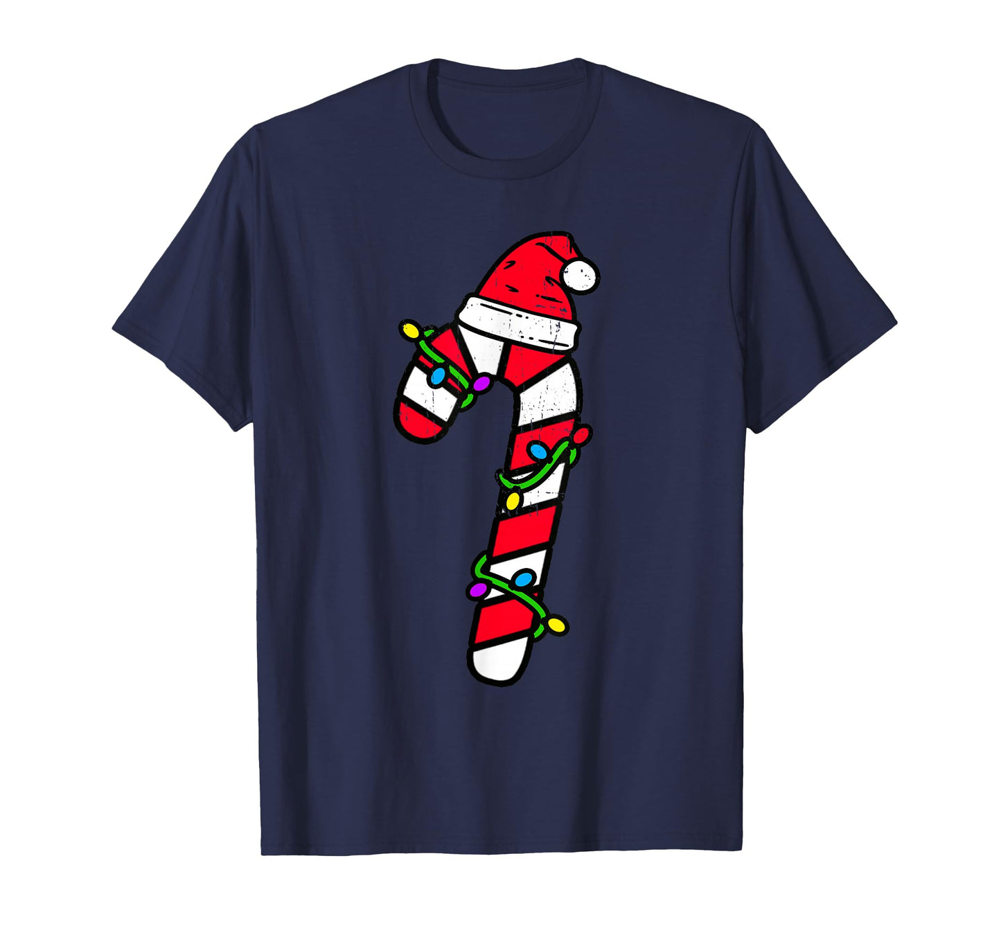 Candy Cane Crew Santa Funny Christmas 2025 Kids Boys Girls T-Shirt