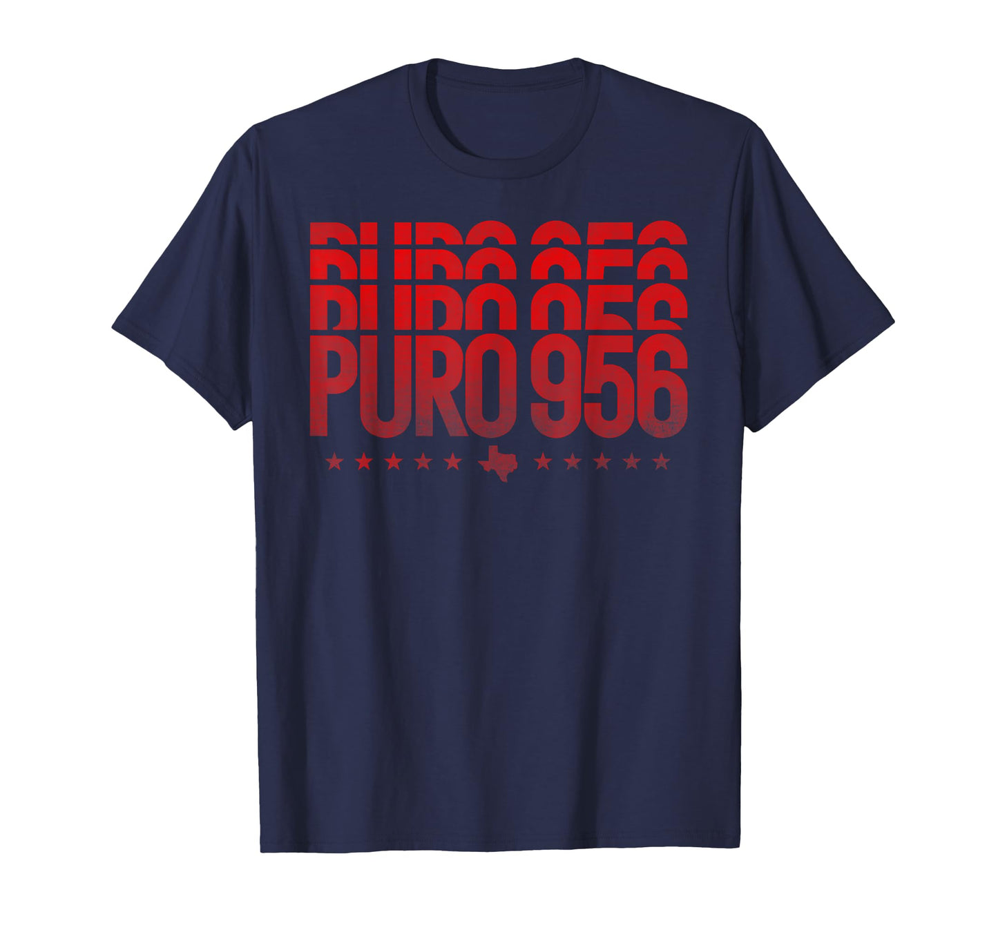 Puro 956 Valley Texas vintage distressed style graphics tee T-Shirt
