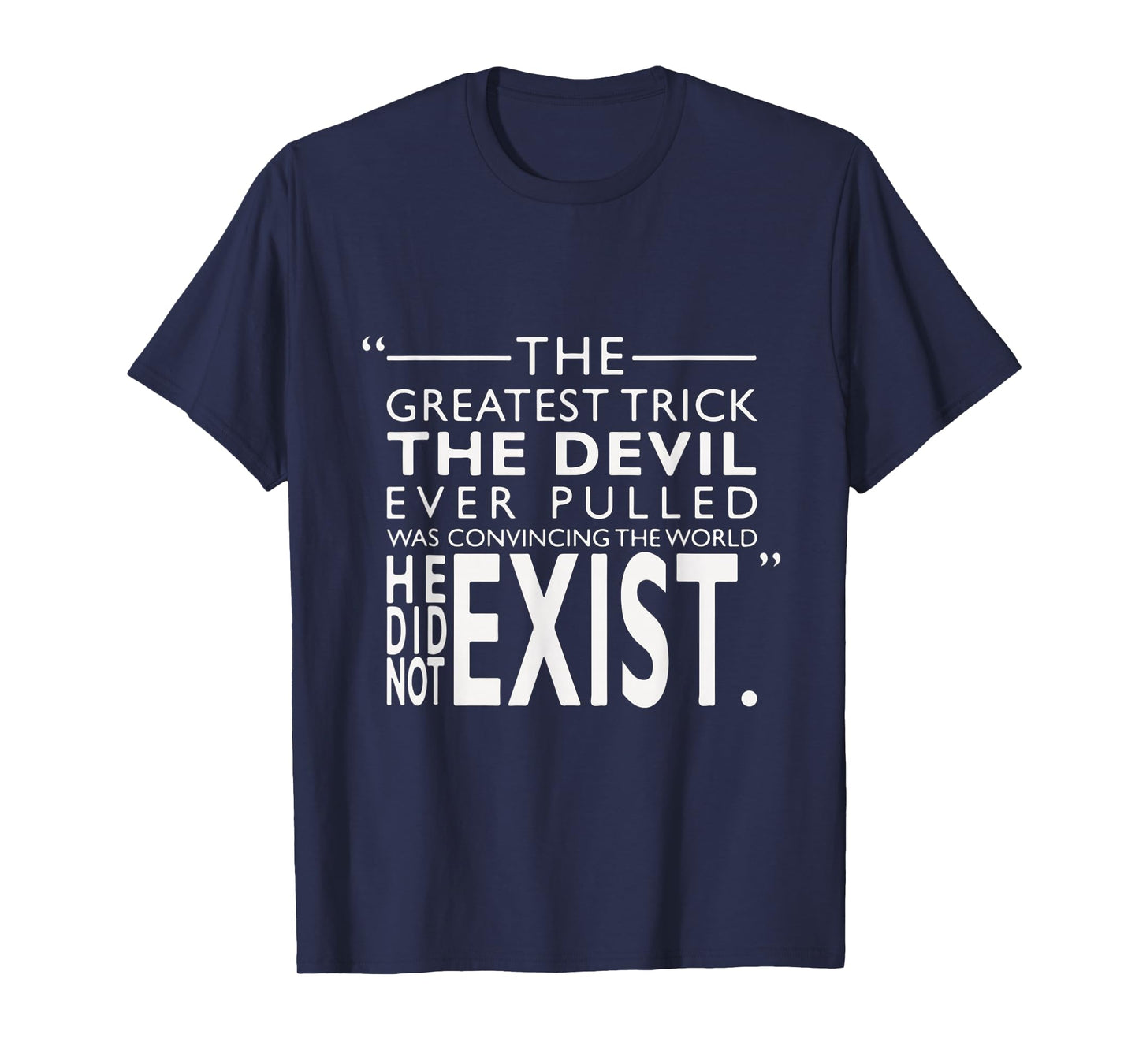 quote by the devil from the usual suspects T-Shirt