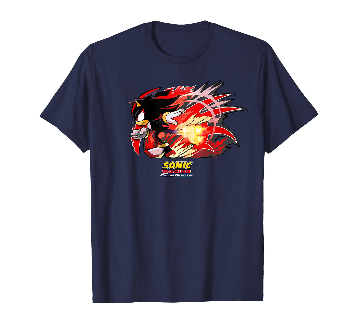 Sonic Racing CrossWorlds - Shadow Decal T-Shirt