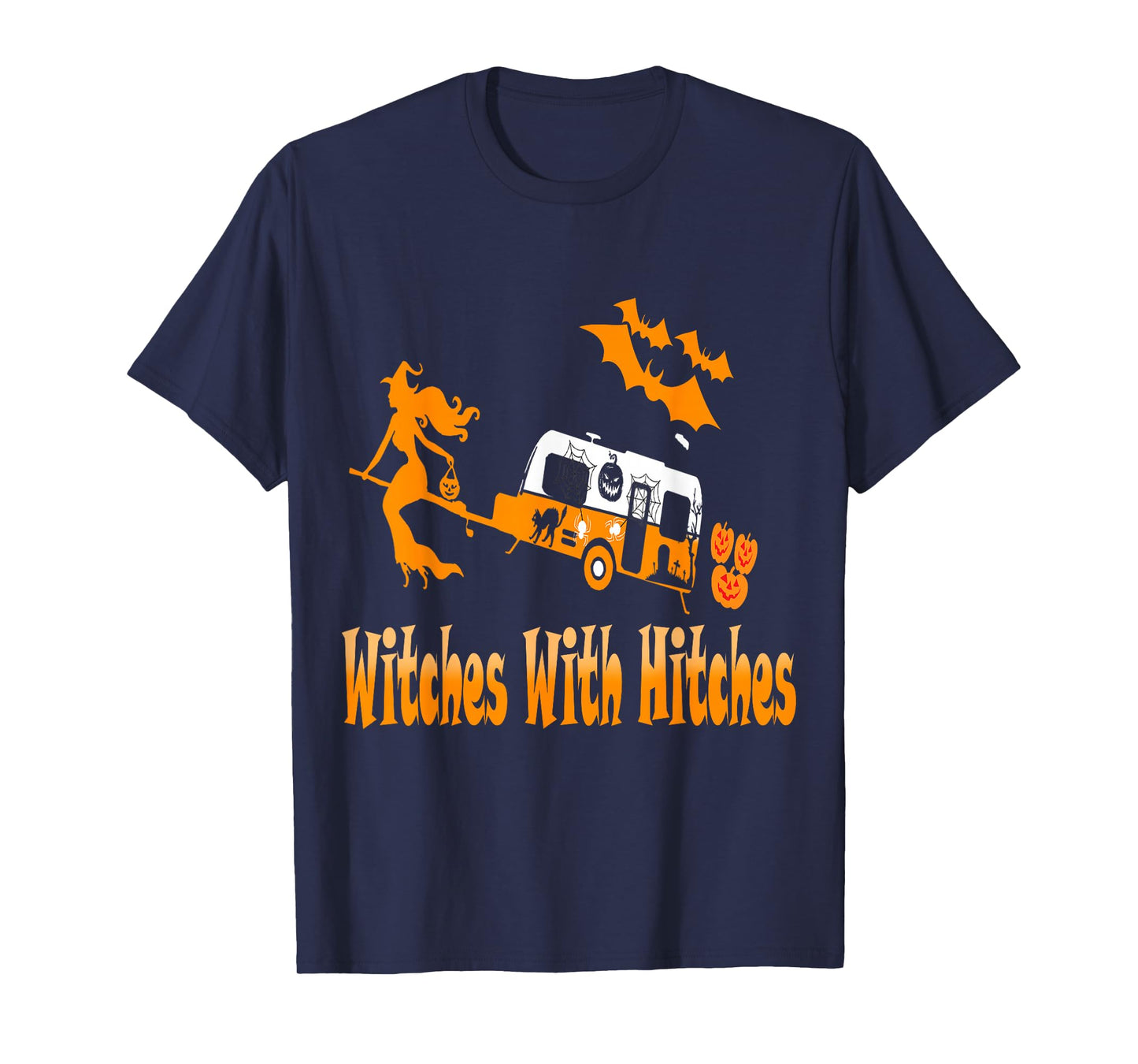 Witches With Hitches Camper RV Camper Camping Halloween T-Shirt