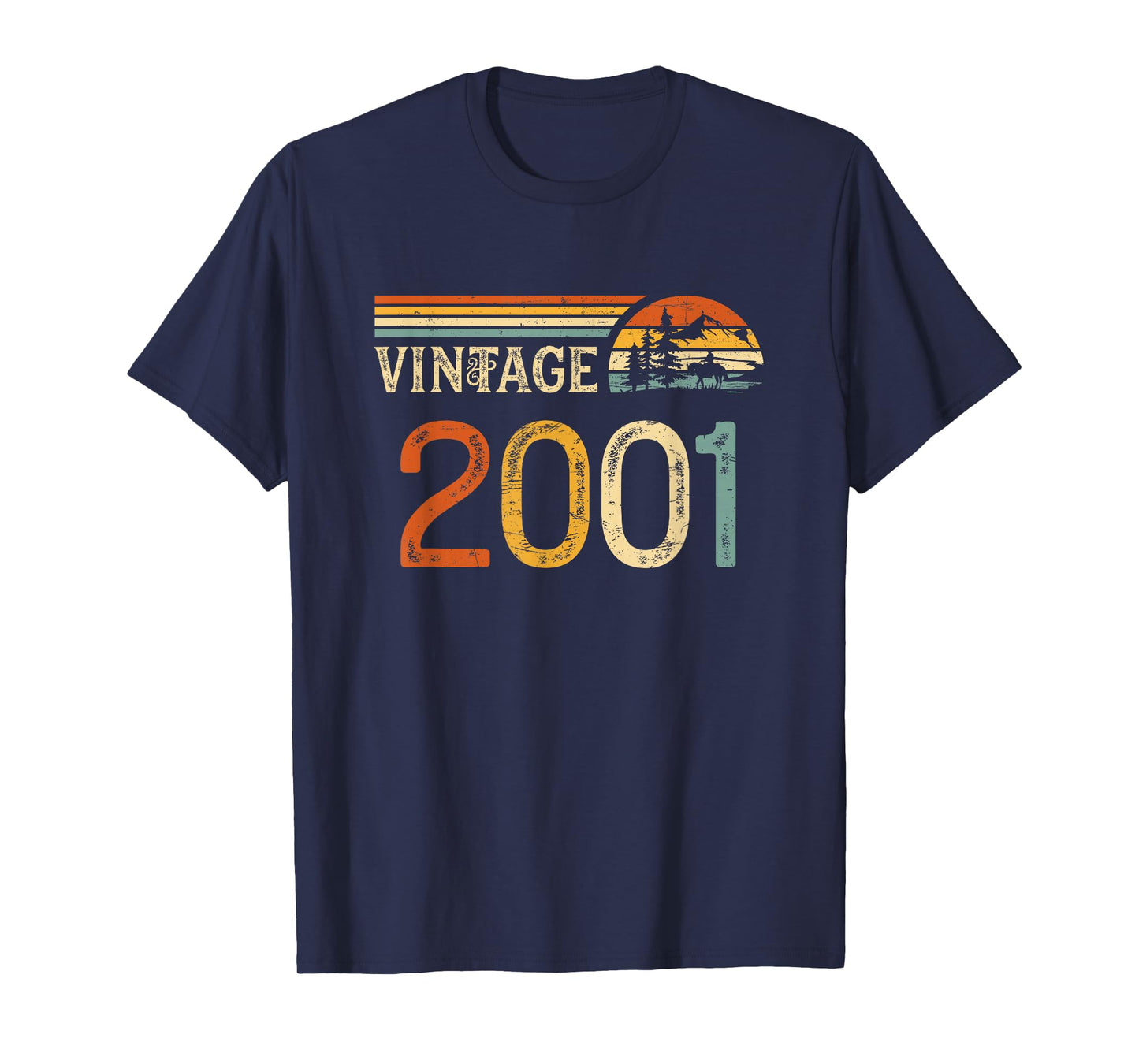 Vintage Made in 2001 - 24th Birthday 24 years old Men Women T-Shirt