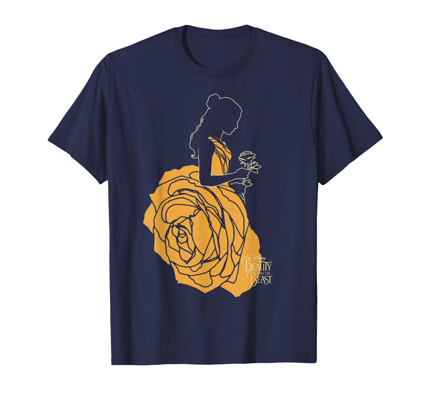 Disney Beauty & The Beast Belle A Rose Dress Graphic T-Shirt T-Shirt