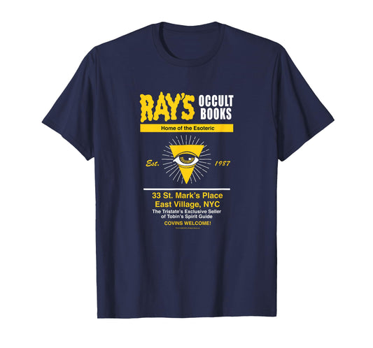 Ghostbusters Rays Occult Books Home of the Esoteric Movie T-Shirt