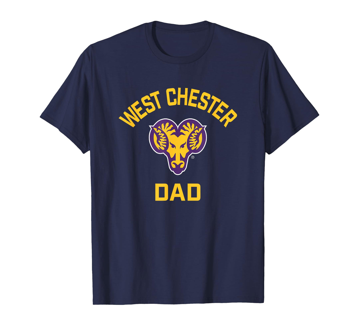 West Chester University Golden Rams Arched Dad T-Shirt